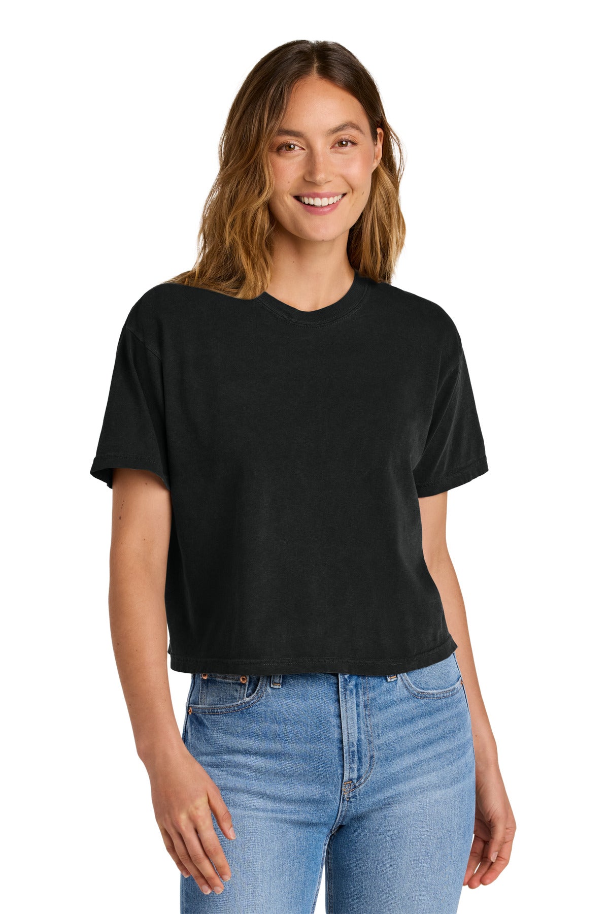 Comfort Colors Women's Heavyweight Boxy Tee 3023CL - Black