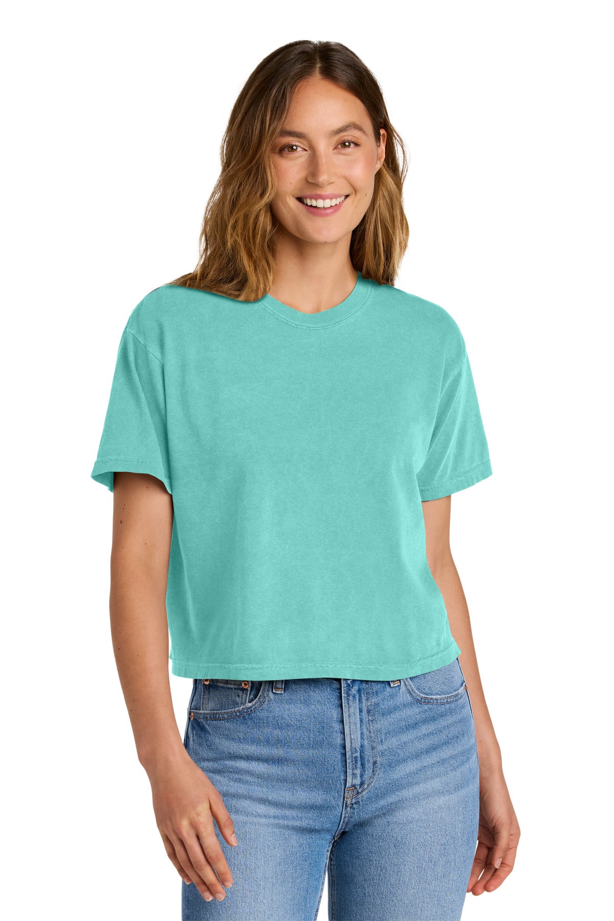 Comfort Colors Women's Heavyweight Boxy Tee 3023CL - Chalky Mint