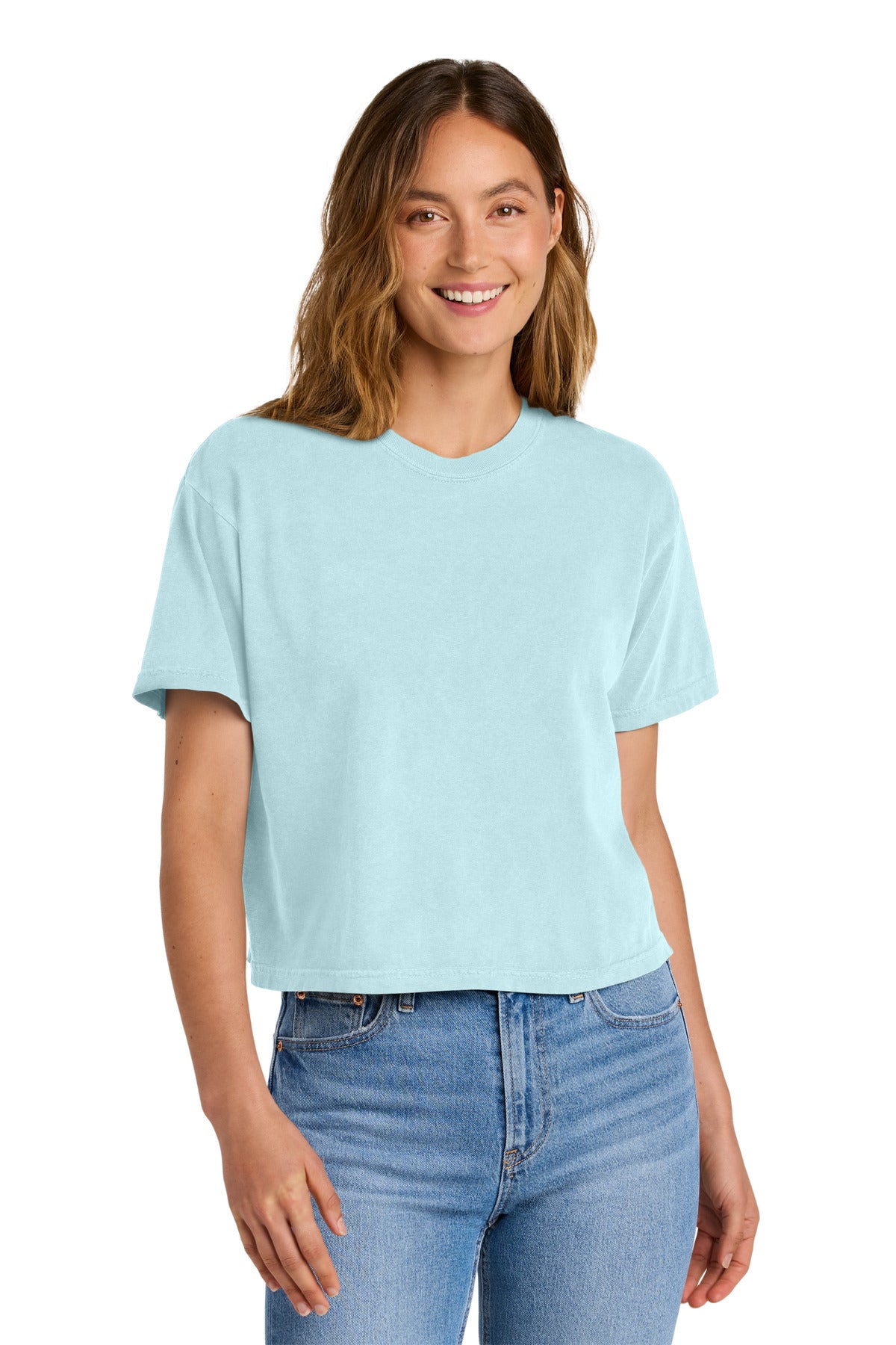 Comfort Colors Women's Heavyweight Boxy Tee 3023CL - Chambray