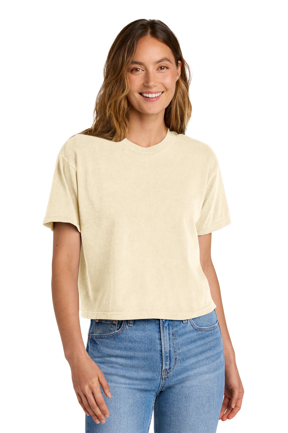 Comfort Colors Women's Heavyweight Boxy Tee 3023CL - Ivory