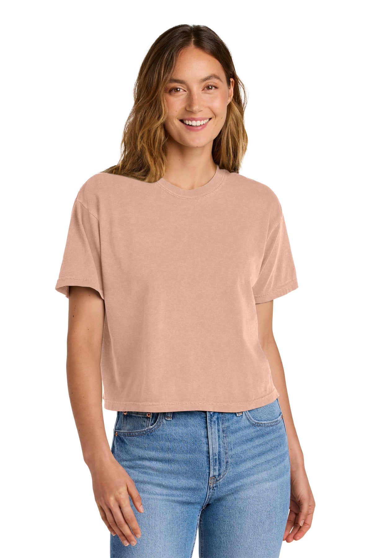 Comfort Colors Women's Heavyweight Boxy Tee 3023CL - Peachy