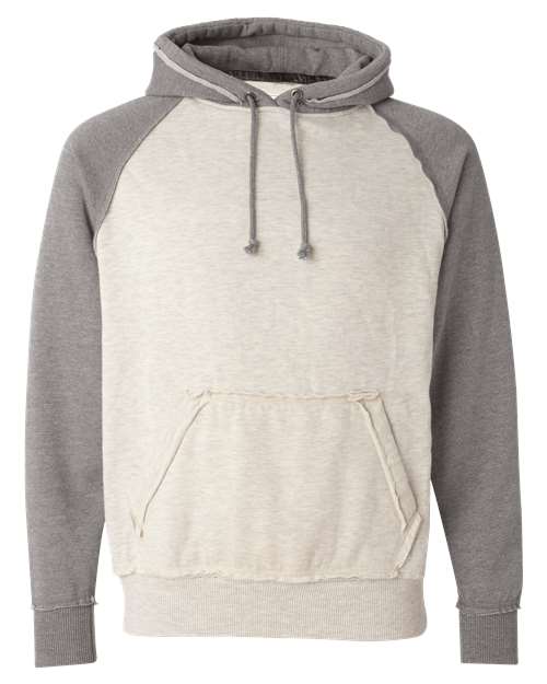 J. America 8885 - Oatmeal Heather/ Smoke Heather