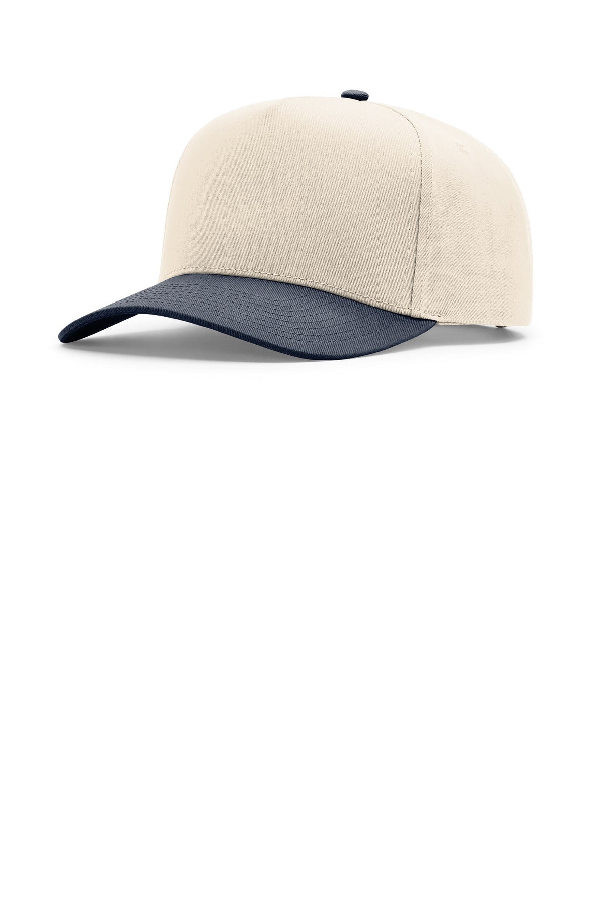 Richardson Full Fabric 5-Panel Champ 323FPC - Cream/ Cream/ Navy