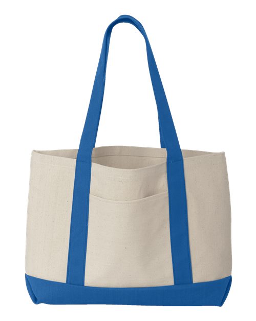 Liberty Bags 8869 - Natural/ Royal