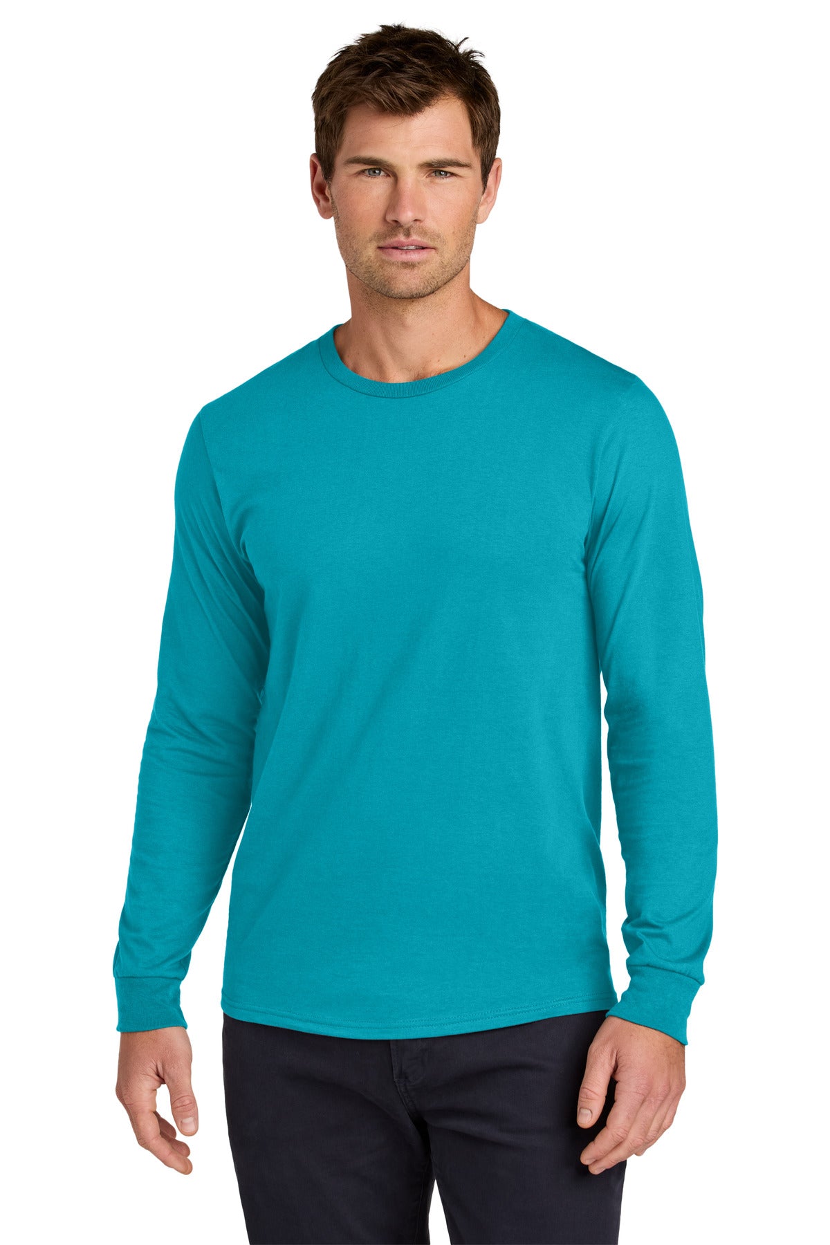 Jerzees Classics Unisex Cotton Long Sleeve T-Shirt 363L - California Blue