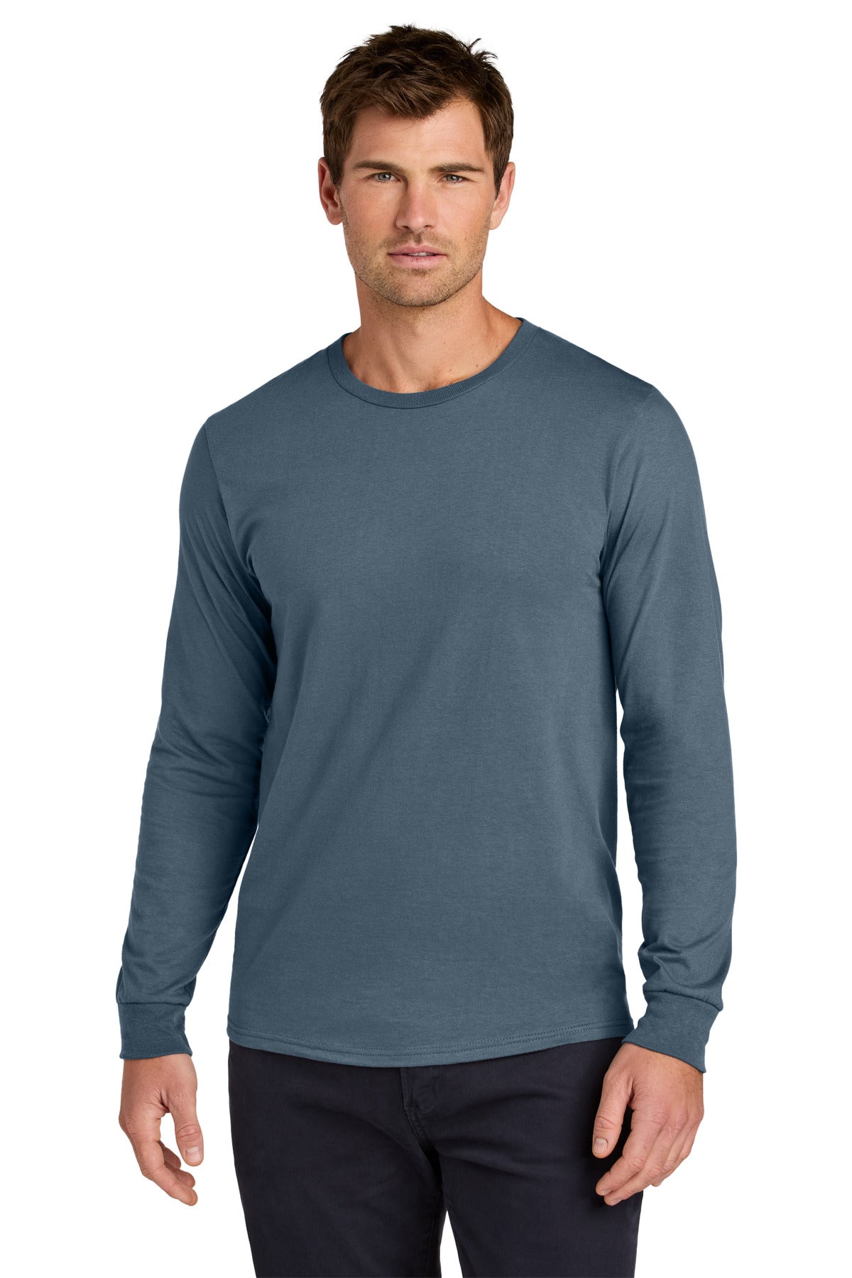 Jerzees Classics Unisex Cotton Long Sleeve T-Shirt 363L - Denim
