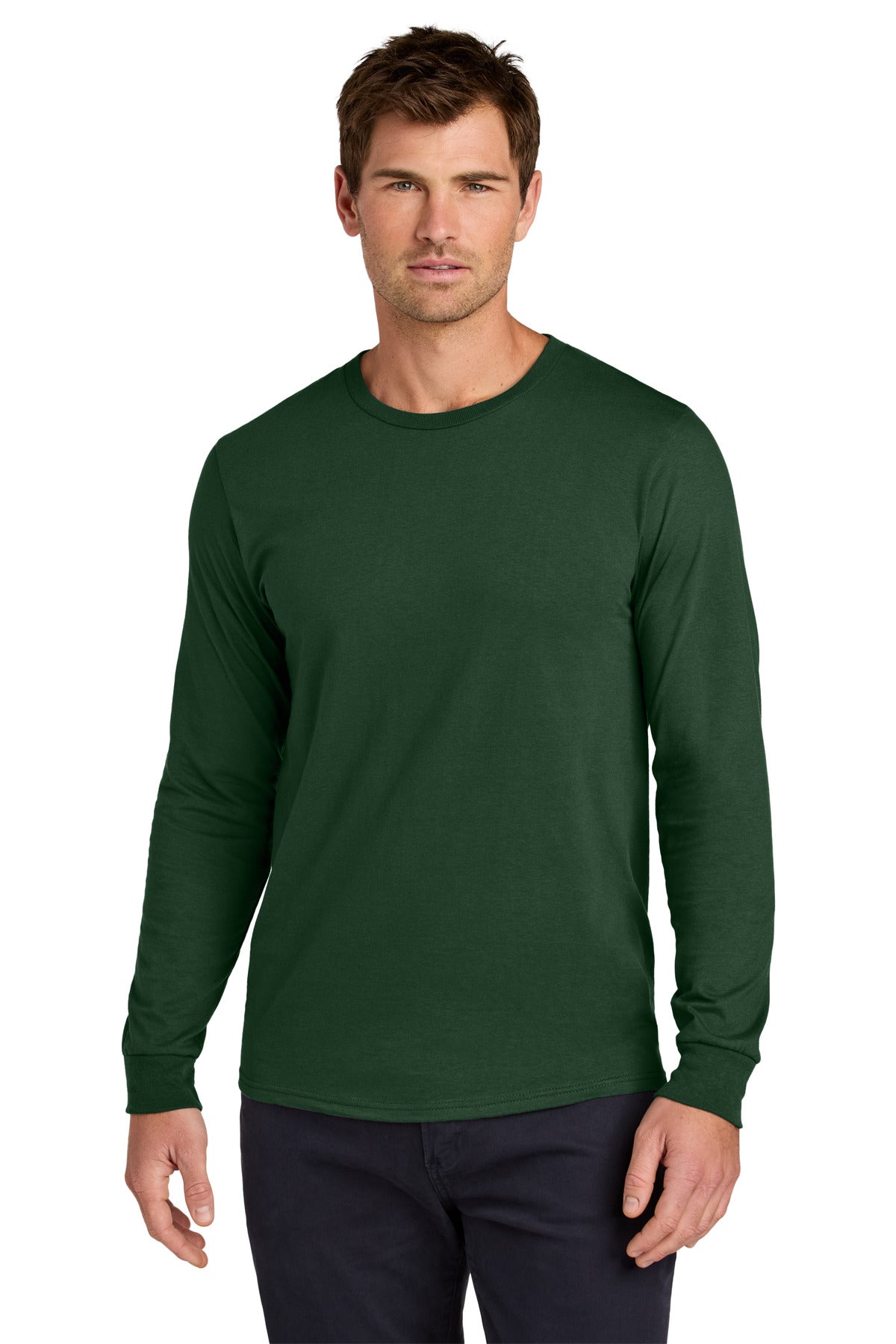Jerzees Classics Unisex Cotton Long Sleeve T-Shirt 363L - Forest Green