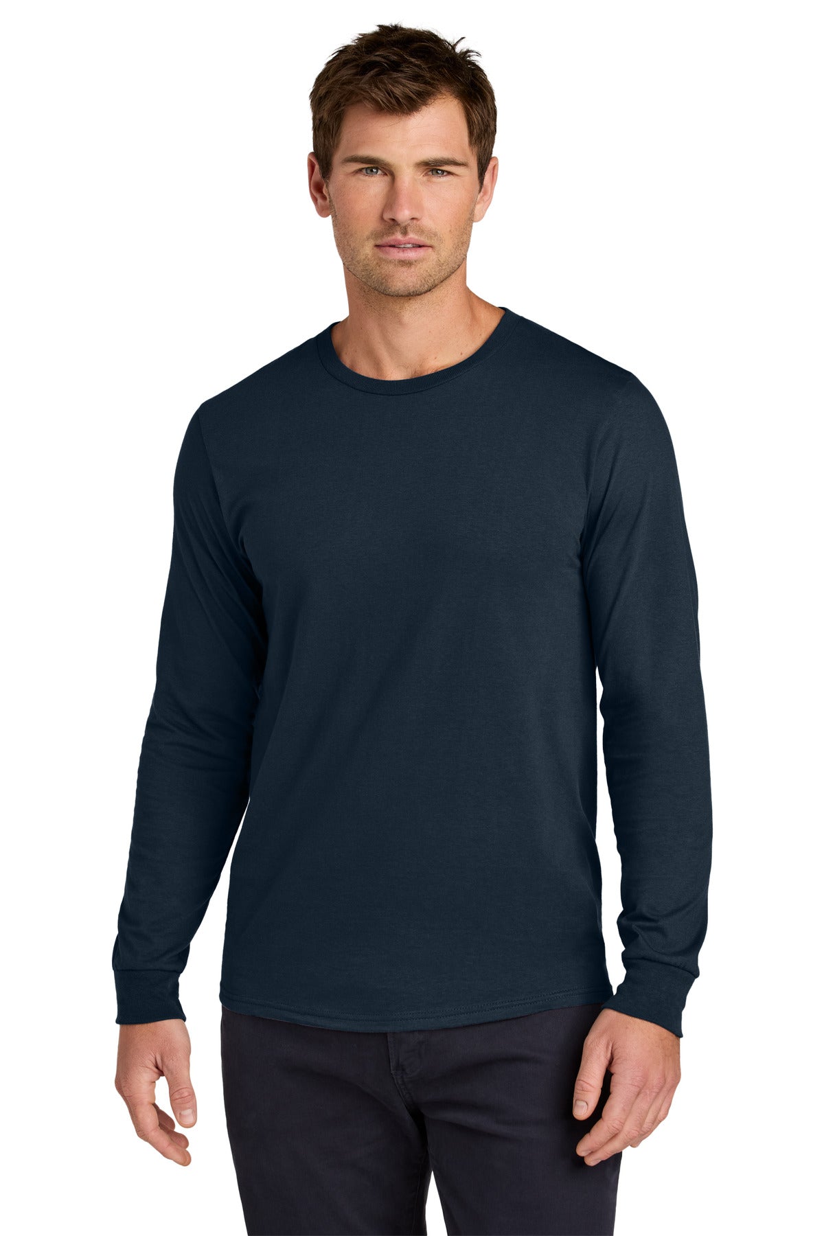 Jerzees Classics Unisex Cotton Long Sleeve T-Shirt 363L - J. Navy