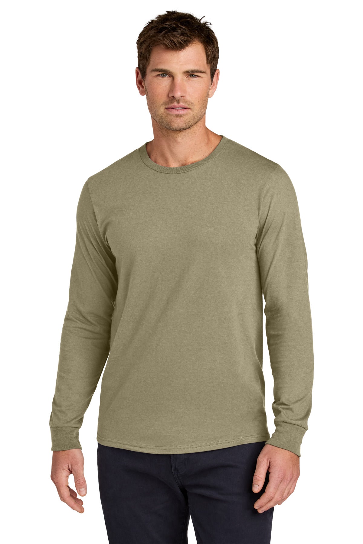 Jerzees Classics Unisex Cotton Long Sleeve T-Shirt 363L - Khaki