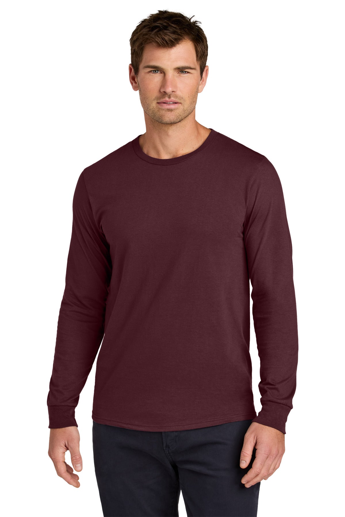 Jerzees Classics Unisex Cotton Long Sleeve T-Shirt 363L - Maroon