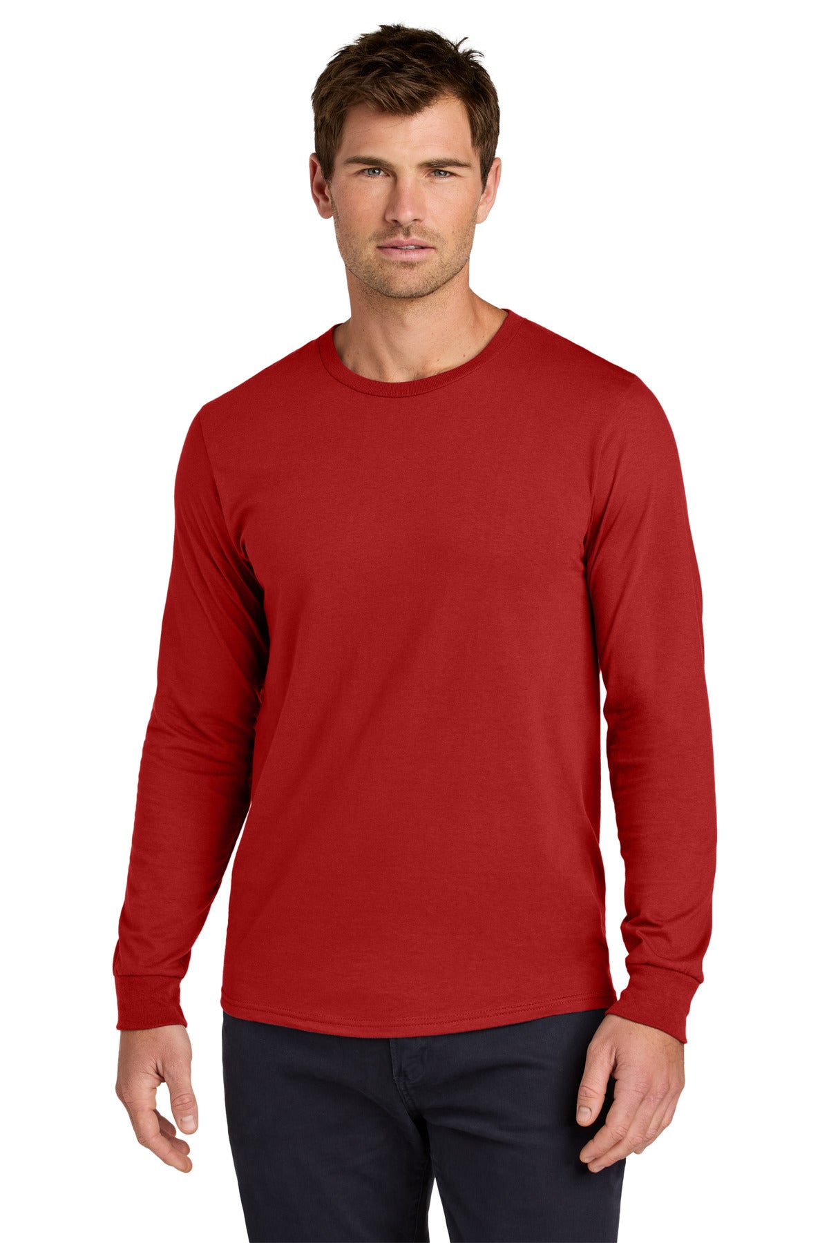 Jerzees Classics Unisex Cotton Long Sleeve T-Shirt 363L - True Red