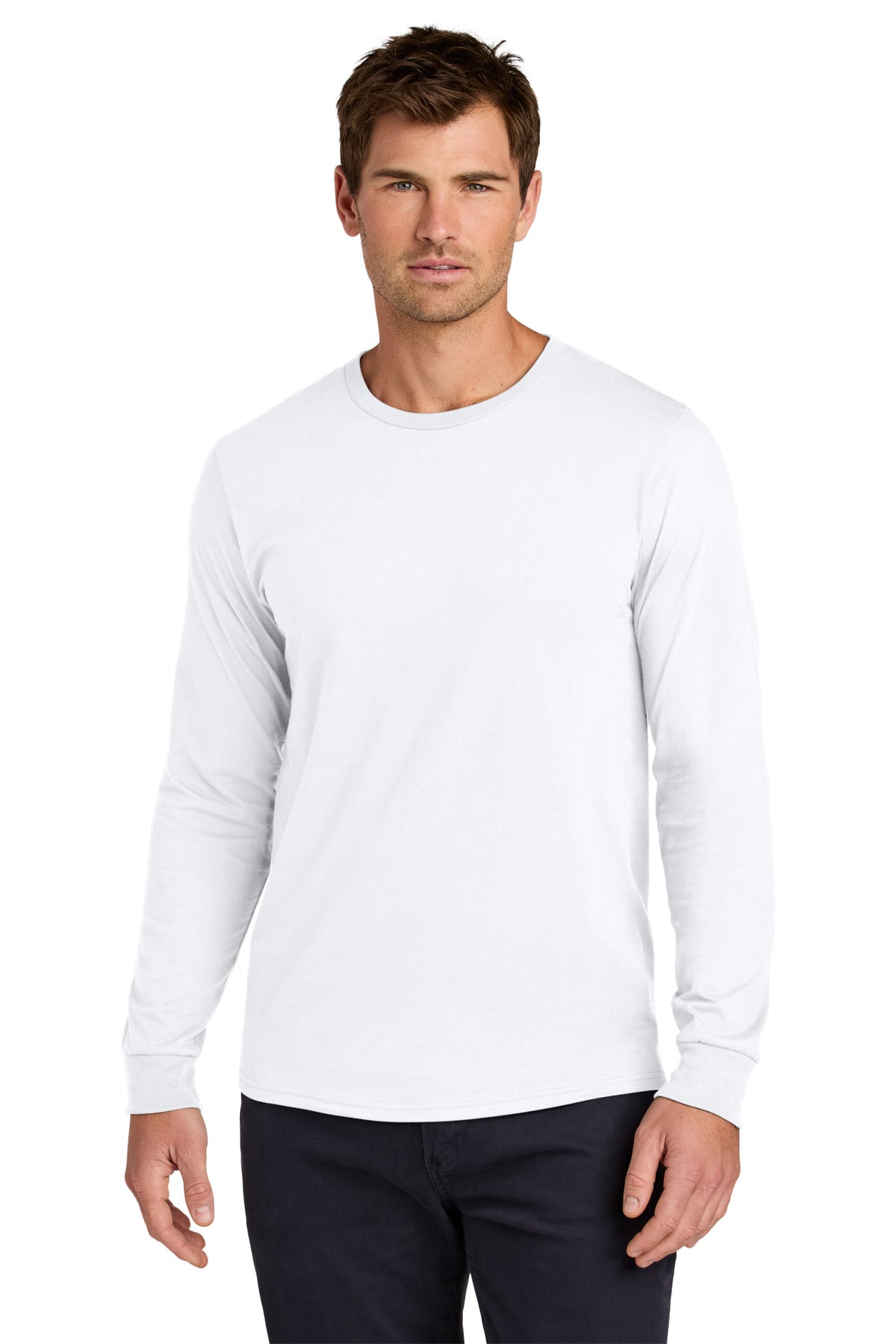 Jerzees Classics Unisex Cotton Long Sleeve T-Shirt 363L - White