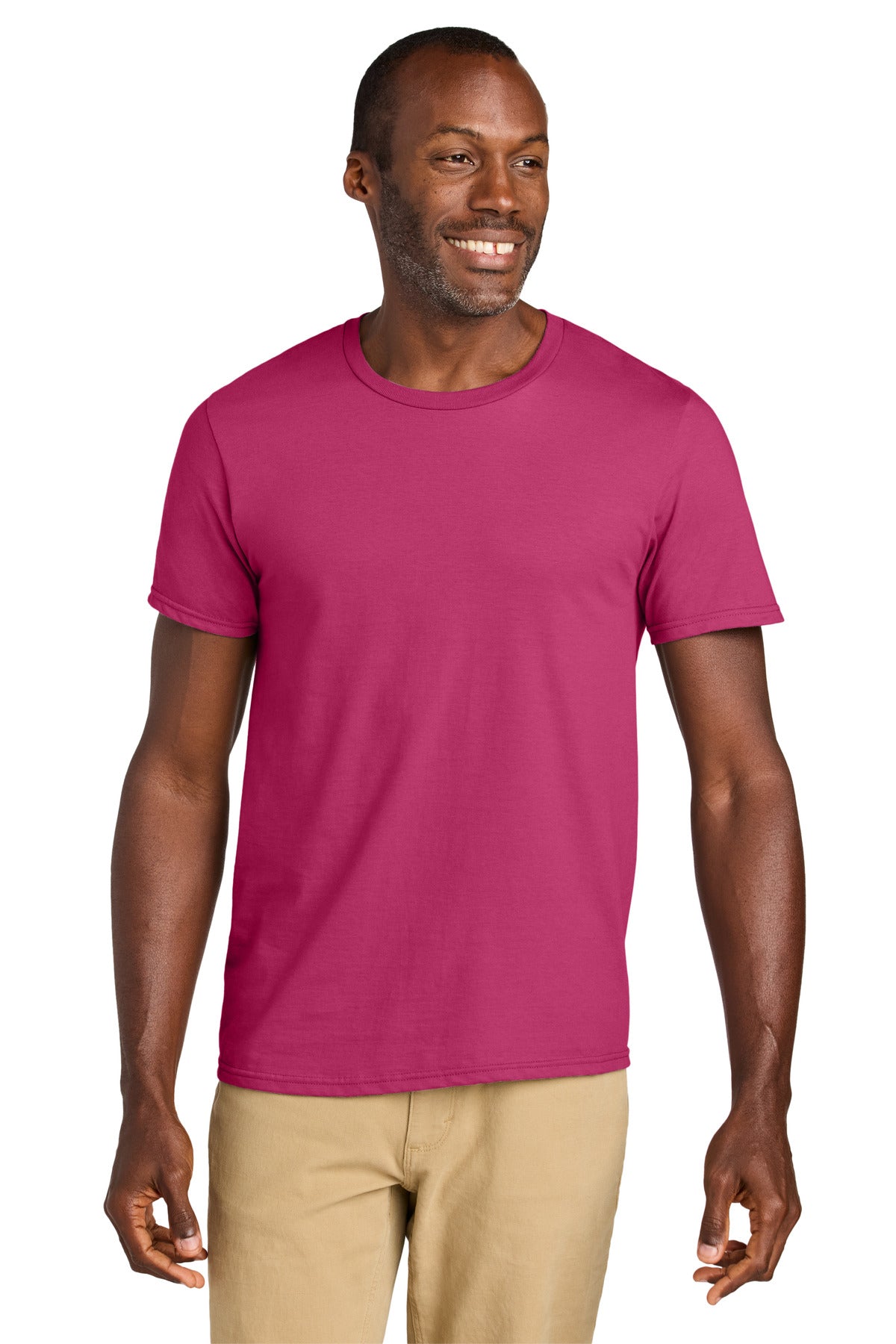 Jerzees Classics Unisex Cotton T-Shirt 363M - Cyber Pink