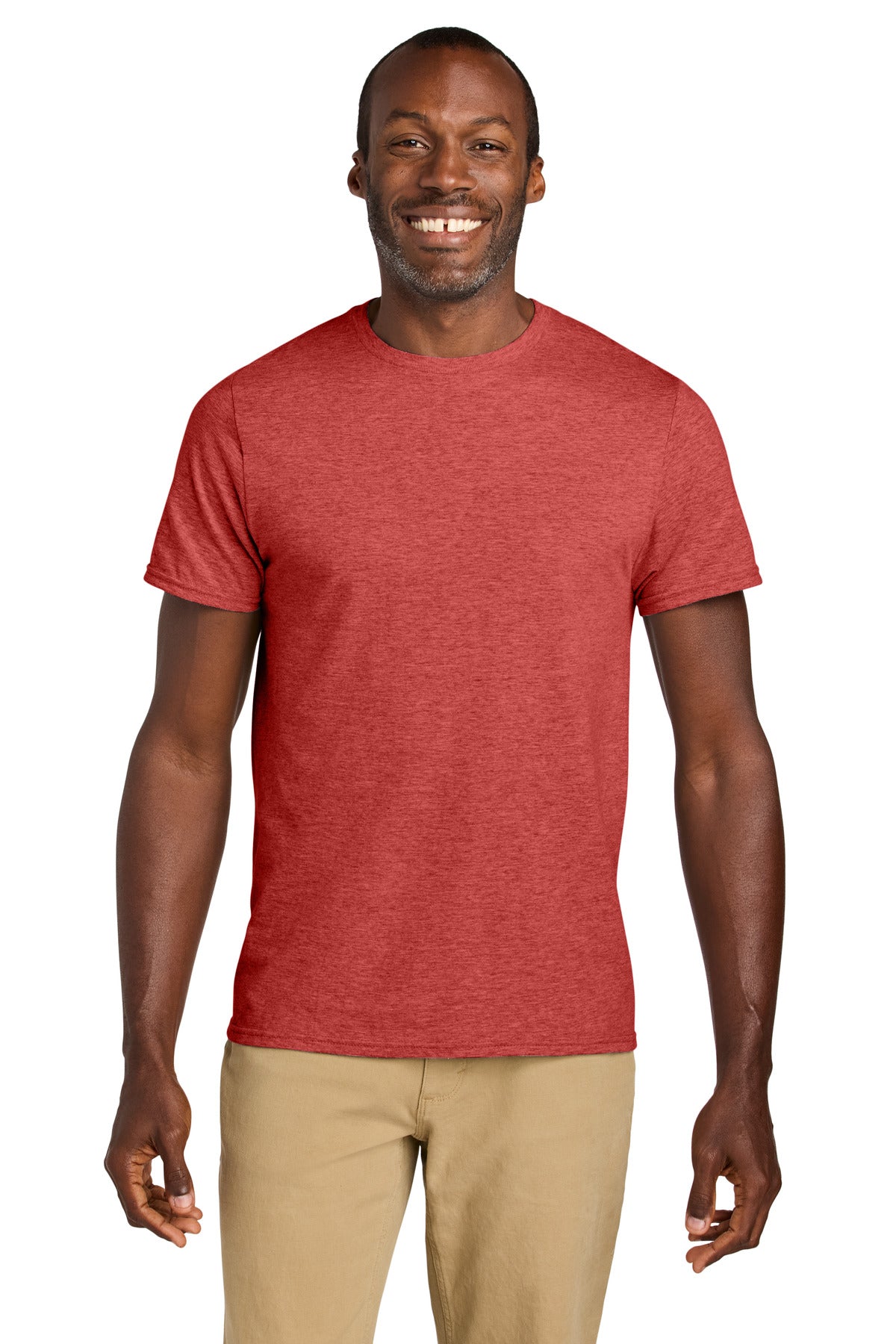 Jerzees Classics Unisex Cotton T-Shirt 363M - Fiery Red Heather
