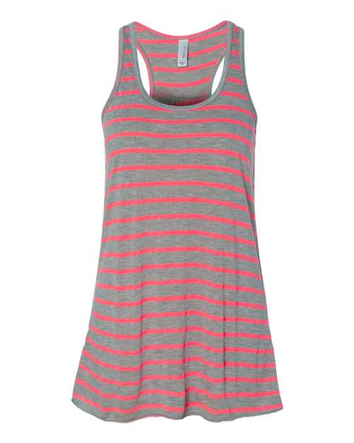 BELLA + CANVAS 8800 - Athletic Heather/ Neon Pink