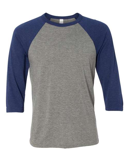 BELLA + CANVAS 3200 - Grey/ Navy Triblend
