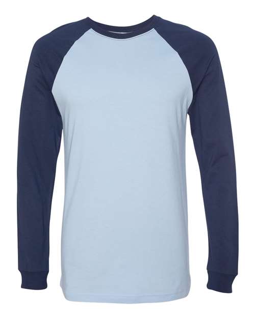BELLA + CANVAS 3000 - Baby Blue/ Navy