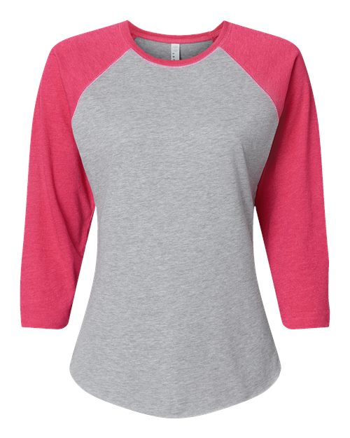LAT 3530 - Vintage Heather/ Vintage Hot Pink