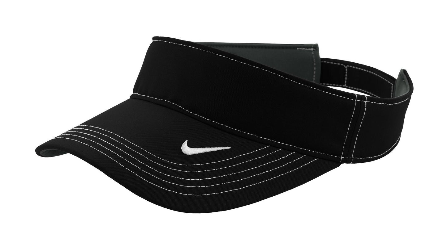 DISCONTINUED Nike Dri-FIT Swoosh Visor. 429466 - Black