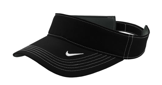 DISCONTINUED Nike Dri-FIT Swoosh Visor. 429466 - Black