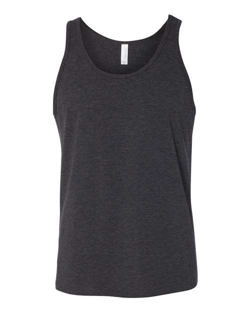 BELLA + CANVAS 3480 - Charcoal Black Triblend/ Solid Black Triblend