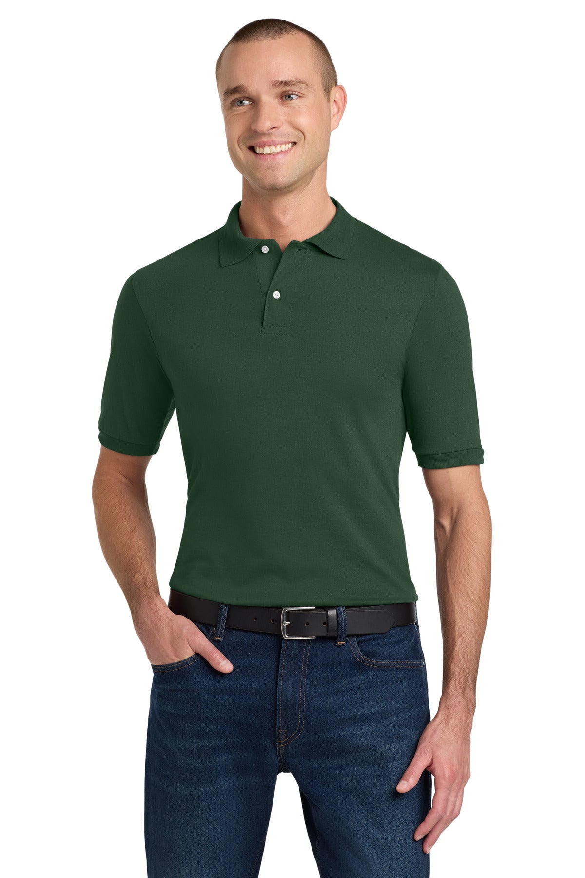 Jerzees Dri-Power Sport Shirt. 437M - Forest