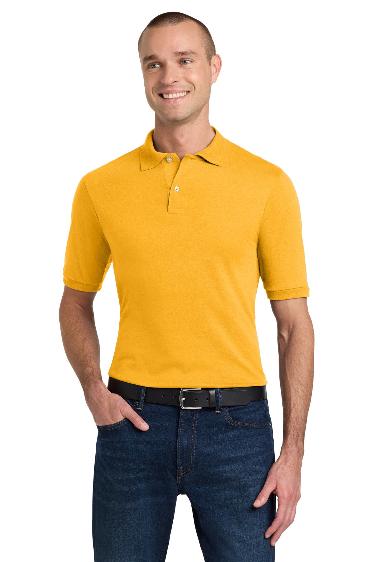 Jerzees Dri-Power Sport Shirt. 437M - Gold