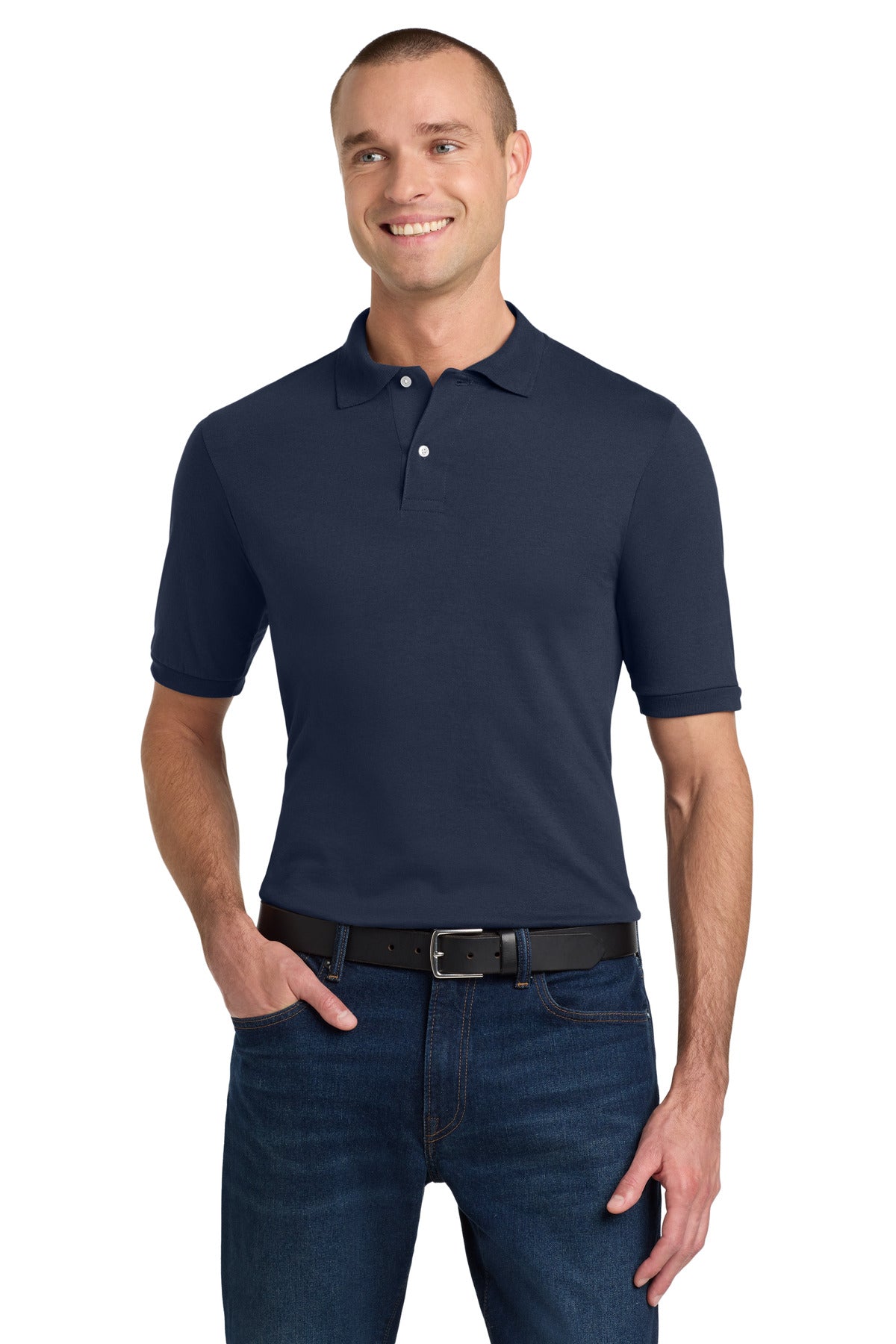 Jerzees Dri-Power Sport Shirt. 437M - J. Navy
