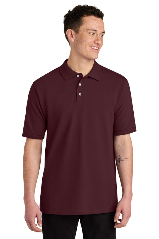 Jerzees Unisex Premium Ring Spun Cotton Pique Sport Shirt 443M - Maroon