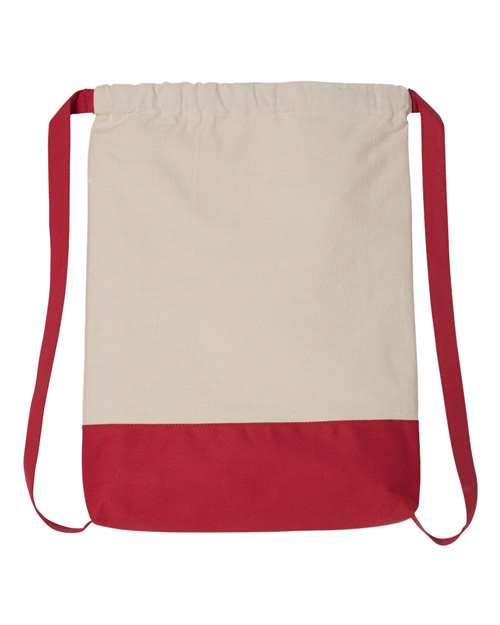 Liberty Bags 8876 - Natural/ Red
