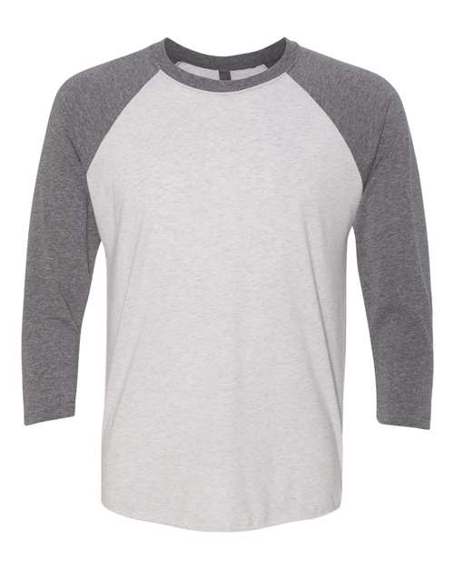 Next Level 6051 - Premium Heather Sleeves/ Heather White Body