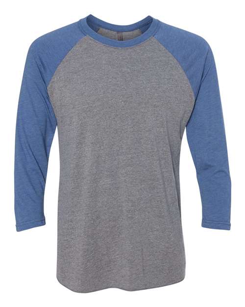 Next Level 6051 - Vintage Royal Sleeves/ Premium Heather Body