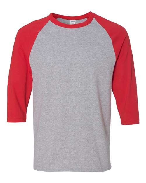 Gildan 5700 - Sport Grey/ Red