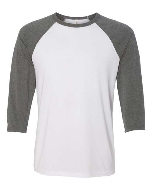 BELLA + CANVAS 3200 - White/ Deep Heather
