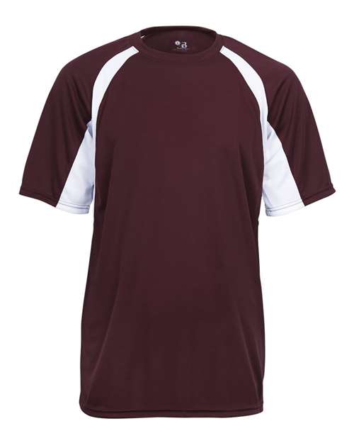 Badger 2144 - Maroon/ White