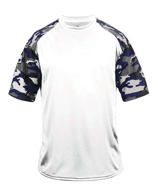 Badger 4141 - White/ Navy Camo