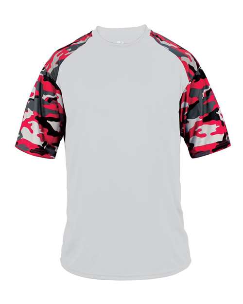 Badger 4141 - White/ Red Camo