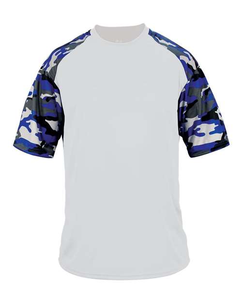 Badger 4141 - White/ Royal Camo