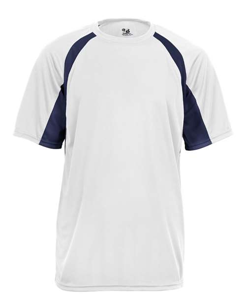 Badger 4144 - White/ Navy
