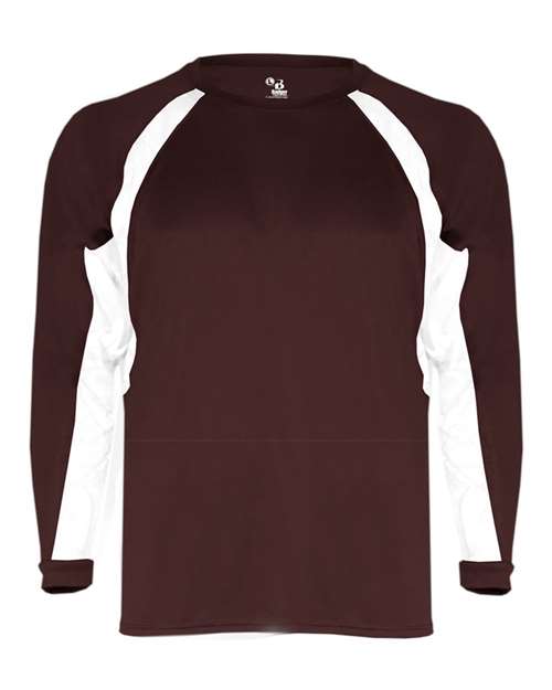Badger 4154 - Maroon/ White