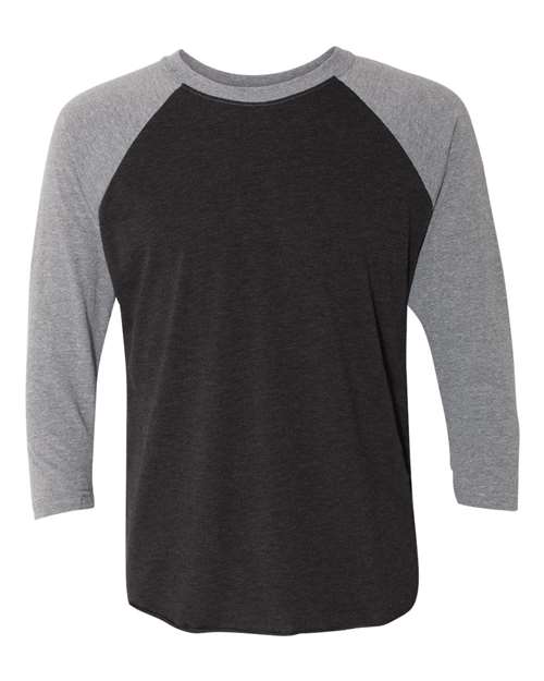 Next Level 6051 - Premium Heather Sleeves/ Vintage Black Body