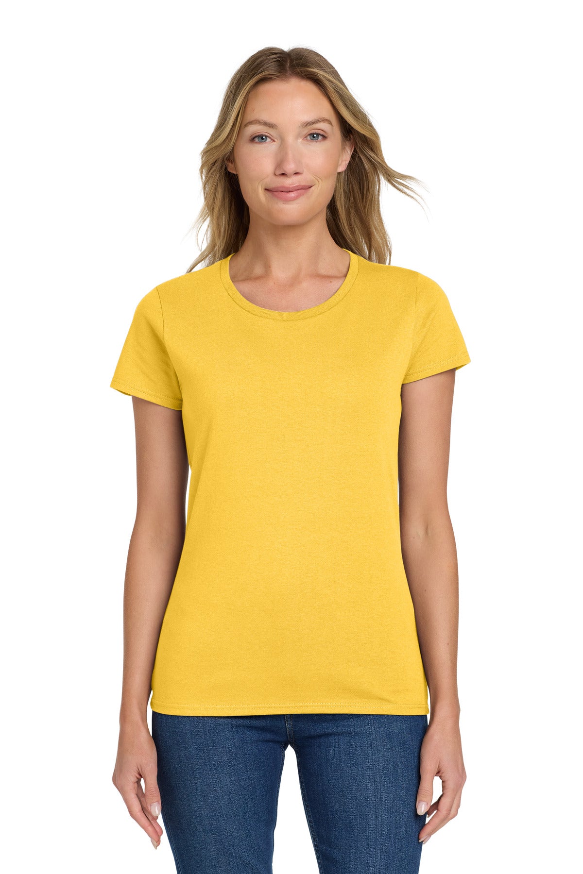 Gildan Women's Heavy Cotton 100% Cotton T-Shirt. 5000L - Daisy