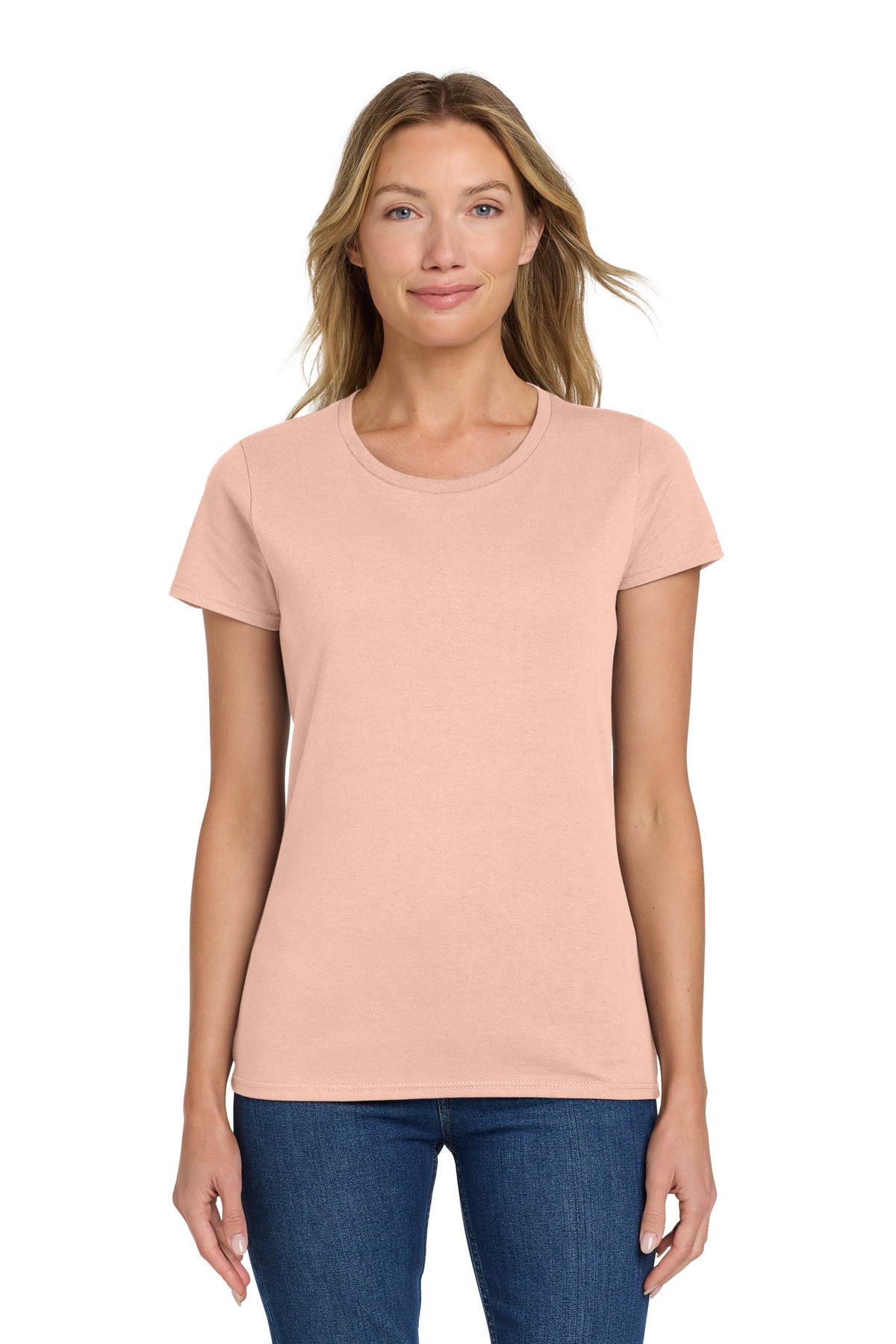 Gildan Women's Heavy Cotton 100% Cotton T-Shirt. 5000L - Dusty Rose