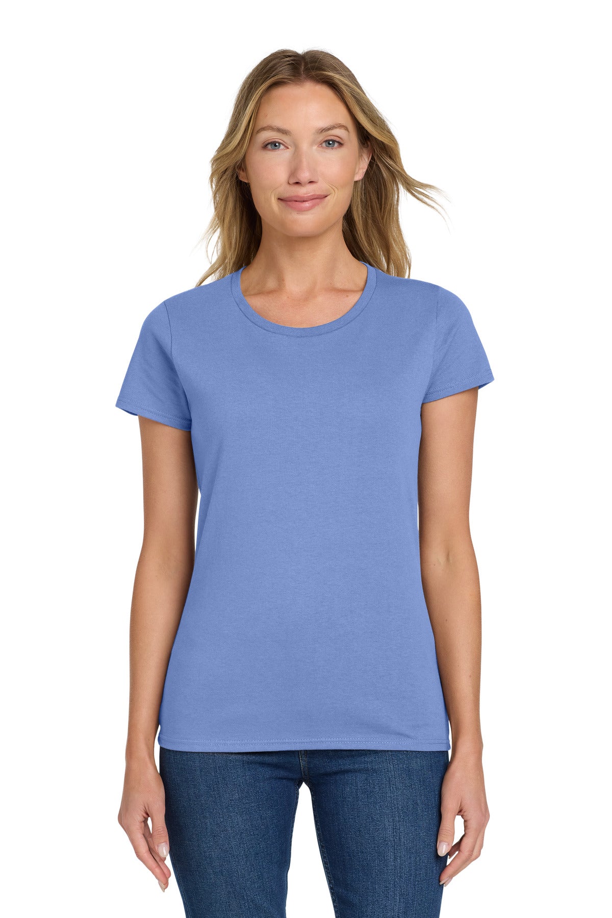 Gildan Women's Heavy Cotton 100% Cotton T-Shirt. 5000L - Violet