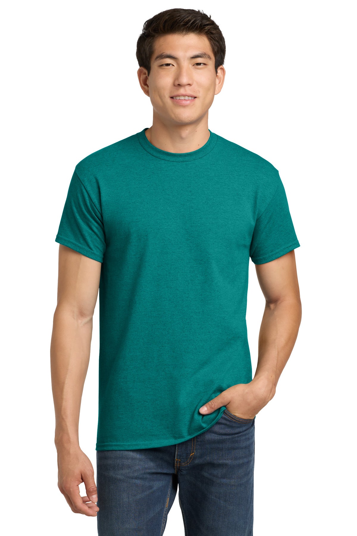 Gildan - Heavy Cotton 100% Cotton T-Shirt.  5000 - Antique Jade Dome