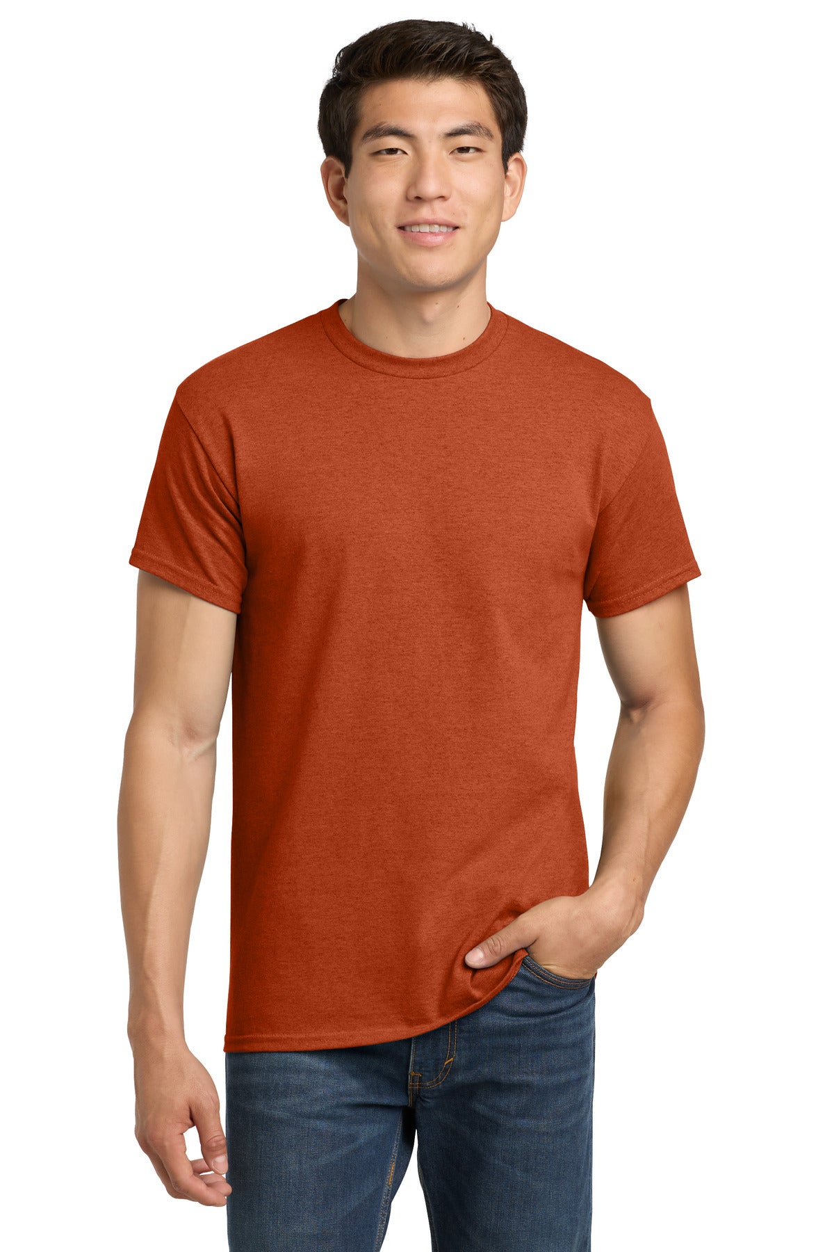 Gildan - Heavy Cotton 100% Cotton T-Shirt.  5000 - Antique Orange