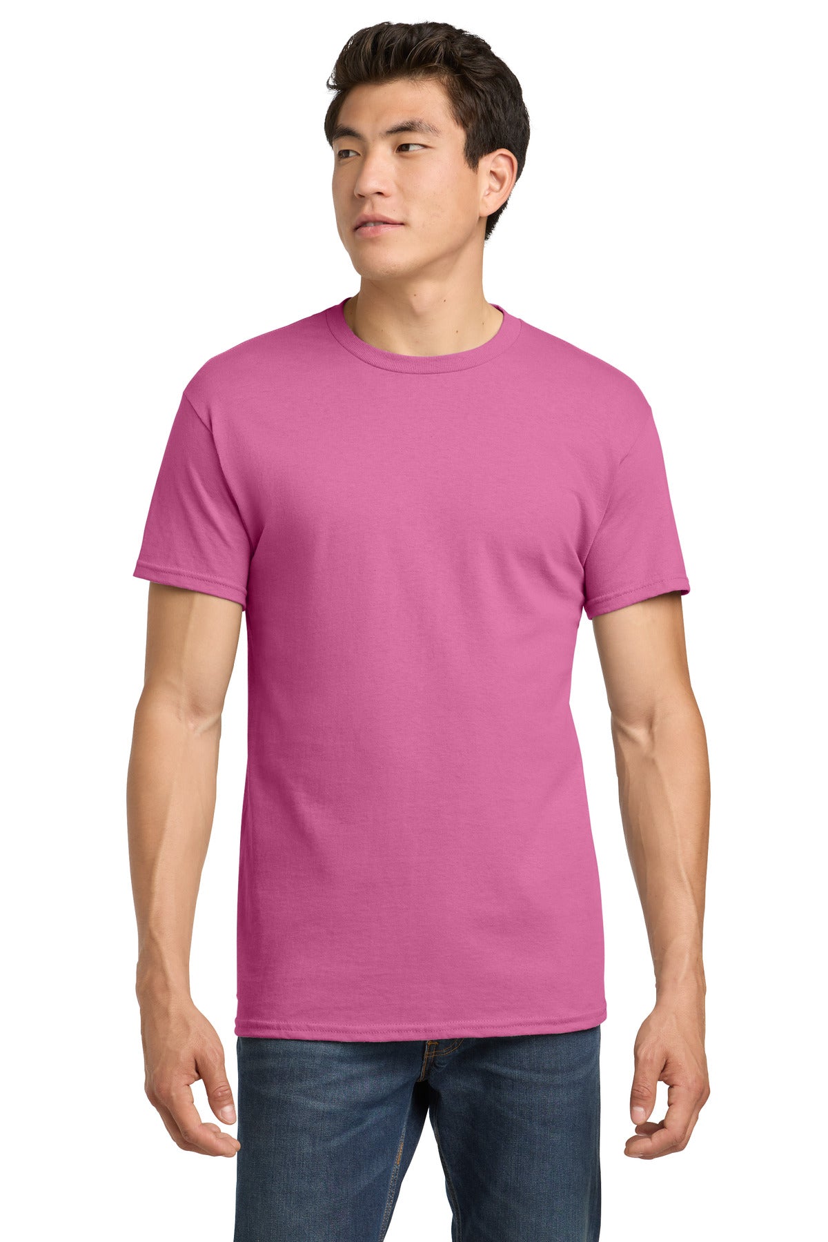 Gildan - Heavy Cotton 100% Cotton T-Shirt.  5000 - Azalea