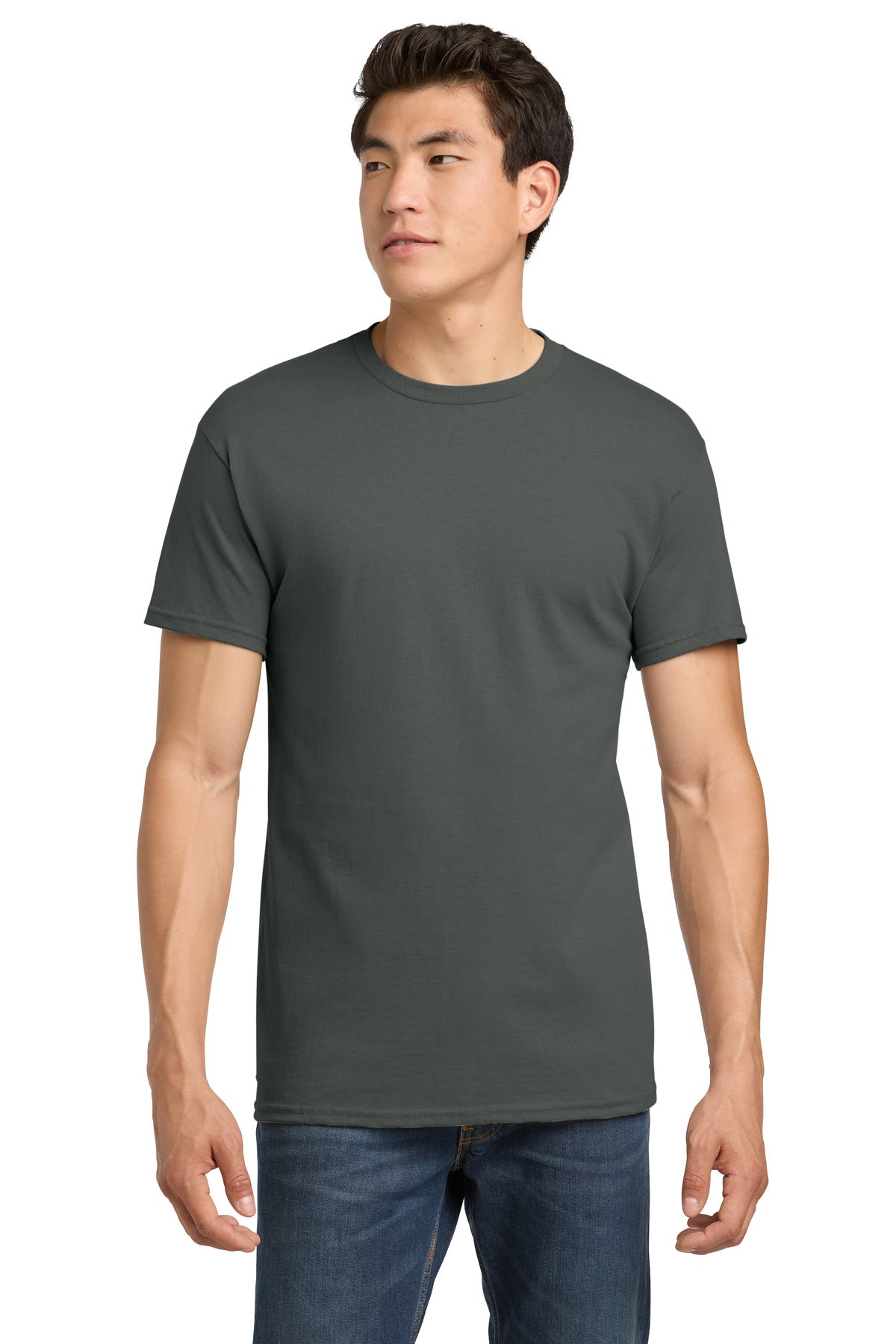 Gildan - Heavy Cotton 100% Cotton T-Shirt.  5000 - Charcoal