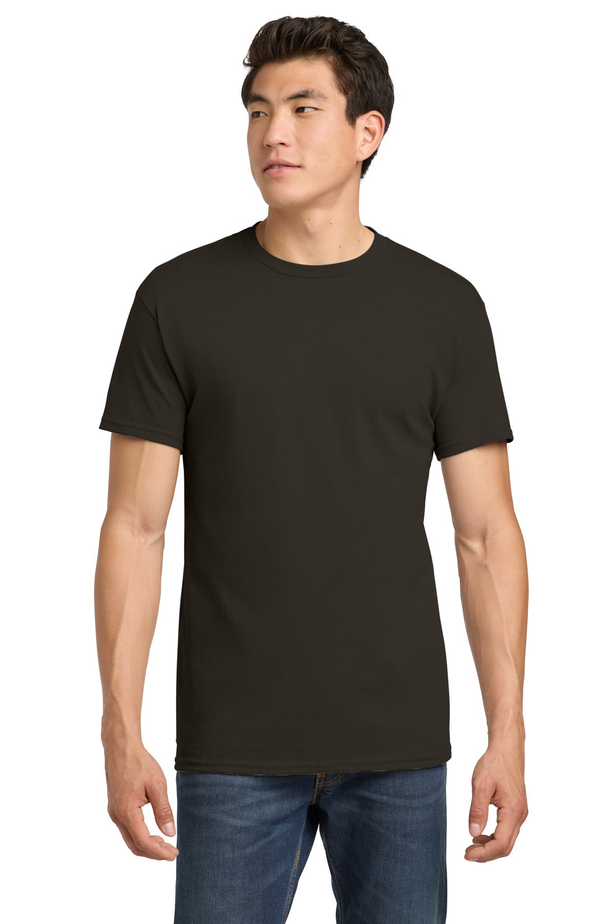 Gildan - Heavy Cotton 100% Cotton T-Shirt.  5000 - Dark Chocolate
