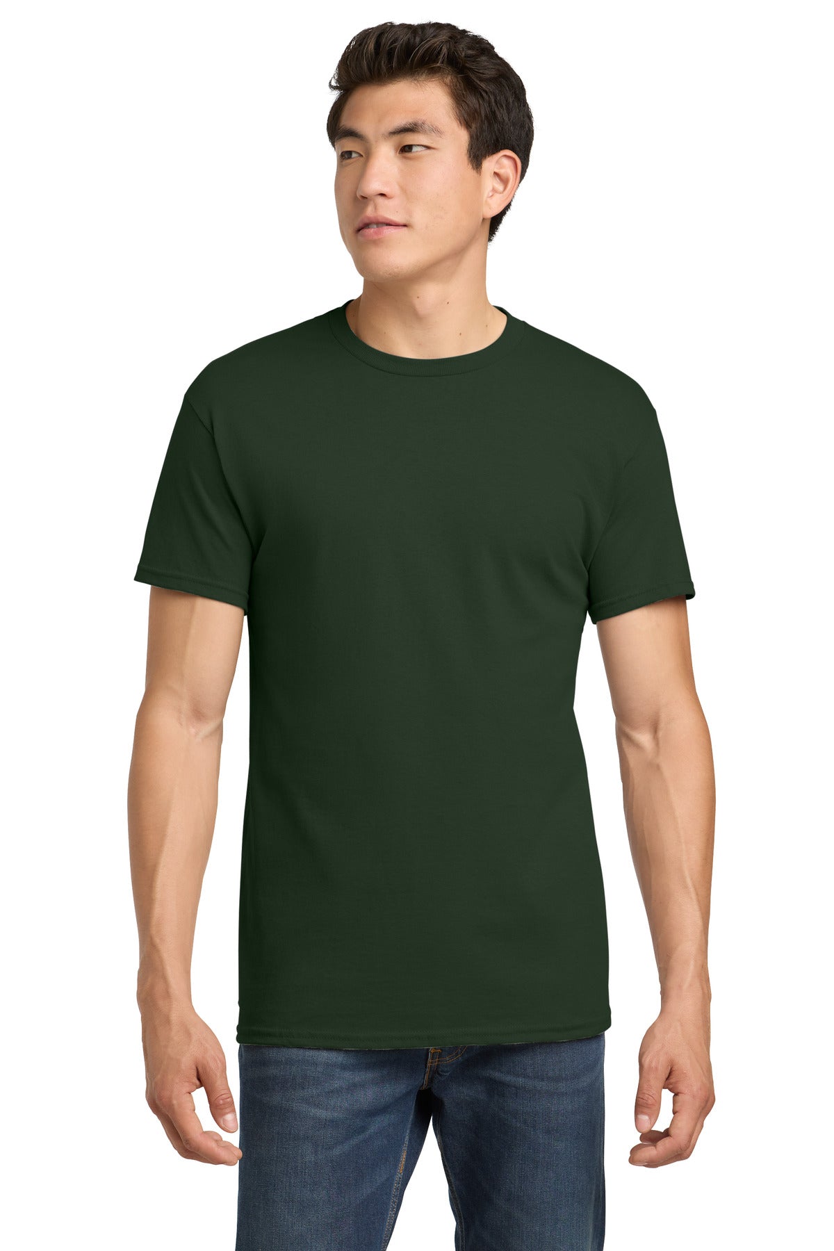 Gildan - Heavy Cotton 100% Cotton T-Shirt.  5000 - Forest